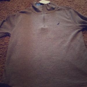 Boys long sleeve half zip shirt